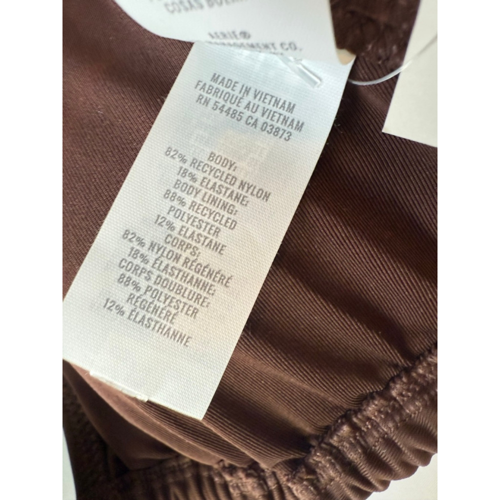 Women's Aerie Triangle Bikini Top XS Brown - Picture 3 of 10